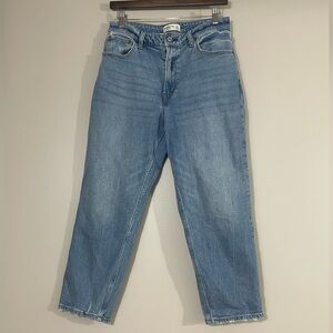 ABERCROMBIE - mom high rise jean EXTRA SHORT - sz 29